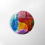 Wallity Cuadro Decorativo de Vidrio Templado Multicolor 60 cm
